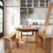 Flash Furniture Rectangle 40 in W, 96 in L, 30 in H, Pine Wood, Pinus Glabra, Steel, Light Natural XA-F-96X40-LN-GG - alternate 10